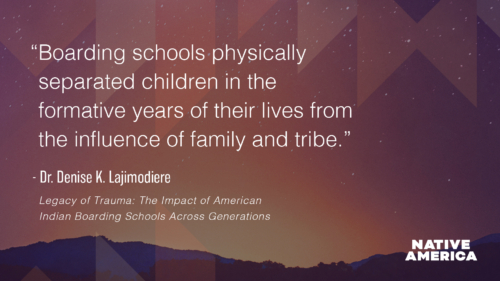 Legacy of Trauma: The Impact of American Indian Boarding Schools Across Generations